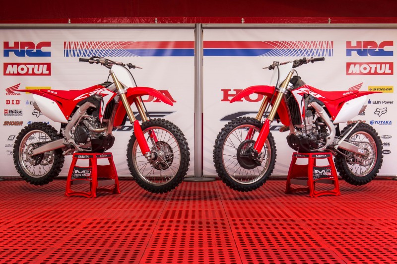 На MXGP представили CRF450R и CRF450RX