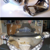 Хромированные корпуса зеркал (пара) для Honda GL1800 Gold Wing 45-1232