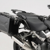 Комплект премиальных боковых алюминиевых чёрных кофров 37 л. и креплений SW-MOTECH для Honda VFR800X
