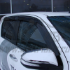 Дефлекторы боковых окон Toyota Hilux 2015- (4 шт, тёмные)