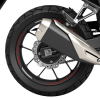 Оригинальные наклейки на обод заднего колеса для Honda NX500