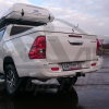 Бампер АВС-Дизайн задний с квадратом под фаркоп Toyota Hilux 2015- 