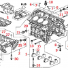 Блок цилиндров, масляный поддон и комплектующие для Acura MDX 2