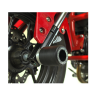 Пеги Crazy Iron в ось переднего колеса мотоцикла Honda GROM MSX125 `13-`16