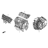 Двигатель, трансмиссия в сборе Honda Pilot 3 (3.0L)