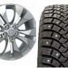 Комплект колес в сборе MICHELIN LATITUDE XIN2 102T шип 17R + оригинальные диски Honda.