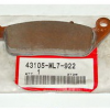 Оригинальная колодка тормозная задняя для мотоцикла HONDA 43105ML7922 (43105-ML7-922)
