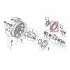 Оригинальная ведомая звезда HONDA 41201MW4000 (41201-MW4-000) 