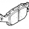 Оригинальная задняя тормозная колодка для мотоцикла HONDA 43106MV9008 (43106-MV9-008)