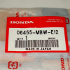 Оригинальные передние тормозные колодки для мотоцикла Honda 06455MBWE12 (06455-MBW-E12)