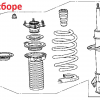 Оригинальные передние амортизаторы для Honda CR-V III