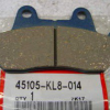 Оригинальные передние тормозные колодки для мотоцикла HONDA 45105KL8014 (45105-KL8-014)