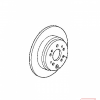 Оригинальный задний тормозной диск для Acura MDX 3 42510TZ5H10 (42510-TZ5-H10)