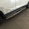 Пороги алюминиевые (Zirkon) Honda CR-V 4 (2012-2014 / 2015-)