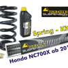 Комплект прогрессивных пружин Touratech в вилку и задний амортизатор (Стандартная высота) для мотоцикла Honda NC700X