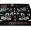 Рамка для номера Crazy Iron для мотоцикла Honda с логотипом