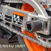 Слайдеры Crazy Iron для мотоцикла Honda CBR600RR '03-'16 задние осевые