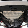 Защита днища Honda CR-V 2.0 (2015) из 3 частей (Алюминий 4 мм)