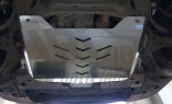 Защита картера двигателя и кпп Acura TLX V-3,5 КПП-все (2015-)  (Алюминий 4 мм)