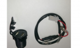 Розетка врезная USB х 2 c индикатором напряжения