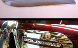 Хромированные накладки на боковые пластиковые крышки (пара) для Honda GL1800 Gold Wing 45-1632