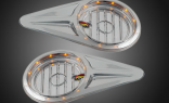 Накладки под эмблемы LED (пара) для Honda GL1800 Gold Wing 45-1694A