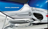 Хромированные накладки на аккумуляторный отсек (Пара) для Honda GL1800 Gold Wing 52-822