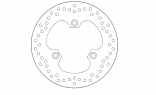 Задний тормозной диск Brembo для мотоцикла Honda 