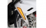 Подсветка на переднюю вилку (LED, желтая) для Honda GL1800 Gold Wing 2018-