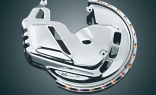 Хромированные накладки на переднее колесо (пара) для Honda GL1800 Gold Wing  7451