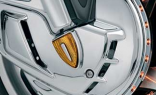 Хромированные накладки на ось переднего колеса LED (пара) для Honda GL1800 Gold Wing 7458