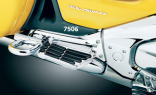 Хромированные накладки на крепления задних подножек (пара) для Honda GL1800 Gold Wing 7506