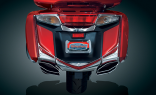 Хромированные насадки на глушители POLYGON для Honda GL1800 Gold Wing 7622