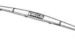 Щетка стеклоочистителя задняя (300 MM) Honda 76730S10305