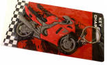 Брелок для ключей с логотипом Honda CBR1100XX красный