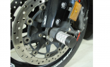 Пеги Crazy Iron в ось переднего колеса мотоцикла Honda CBR1000RR `06-`07