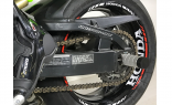 Пеги Crazy Iron в ось заднего колеса мотоцикла Honda CBR929RR, CBR954RR, CBR1000RR до 2005 г.в.