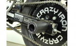 Пеги Crazy Iron в ось заднего колеса мотоцикла Honda GROM MSX125 `13-`16