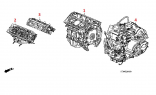 Двигатель и трансмиссия в сборе для Acura MDX 2