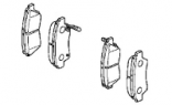 Оригинальные передние тормозные колодки Honda Civic 4d (12г-нв) 45022TR0E51 (45022-TR0-E51)
