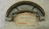 Оригинальные колодки тормозные задние для мотоцикла HONDA 43120MM9780 (43120-MM9-780)
