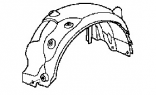 Подкрылок задний левый для Acura MDX II 2007-09 74556-STX-A00