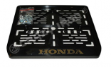 Рамка для номера Crazy Iron для мотоцикла Honda с логотипом