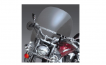 Прозрачное ветровое стекло ZTechnik® VStream® для мотоциклов Honda 