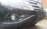 Защита радиатора Honda CR-V 4 (2012-) 2.4 black