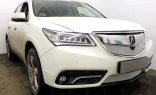 Защита нижней решетки радиатора Strelka (хром) для Acura MDX III
