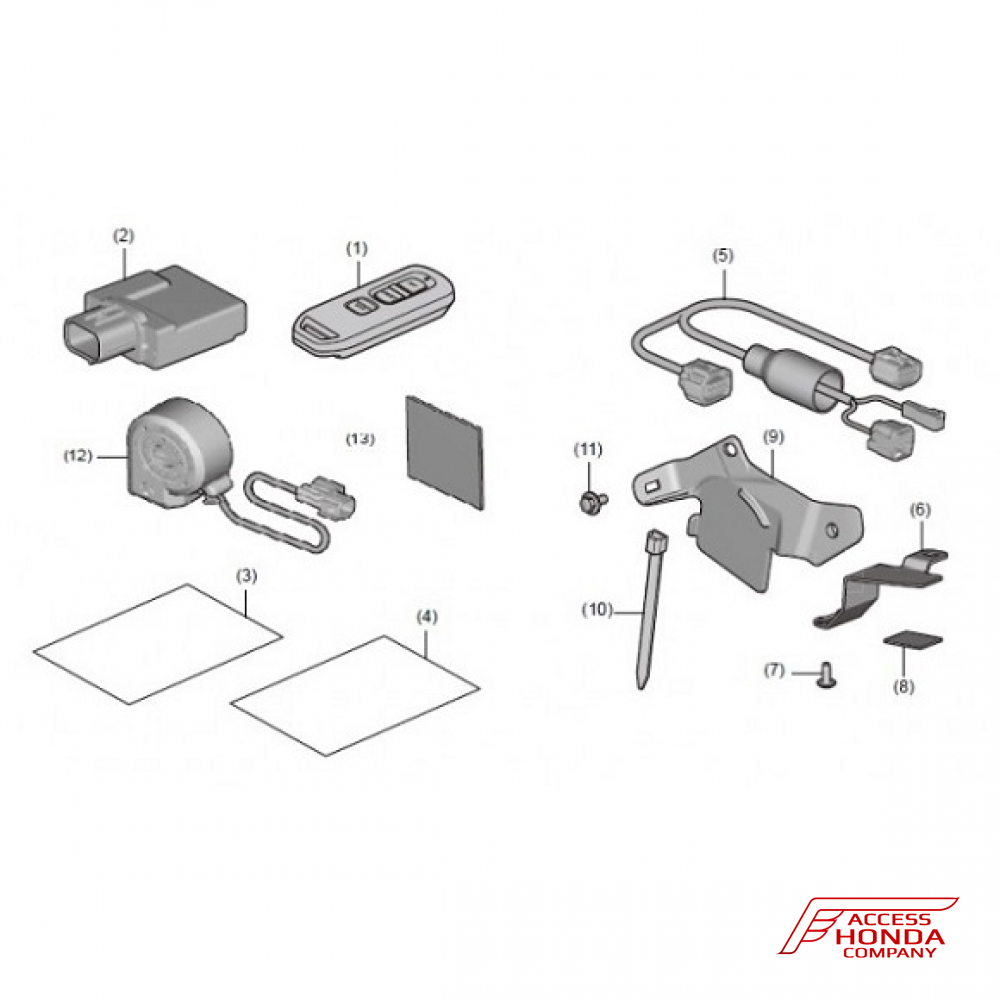 Оригинальная сигнализация для Honda X-ADV (2025 - н.в.) Оригинальная сигнализация для Honda X-ADV (2025 - н.в.)
