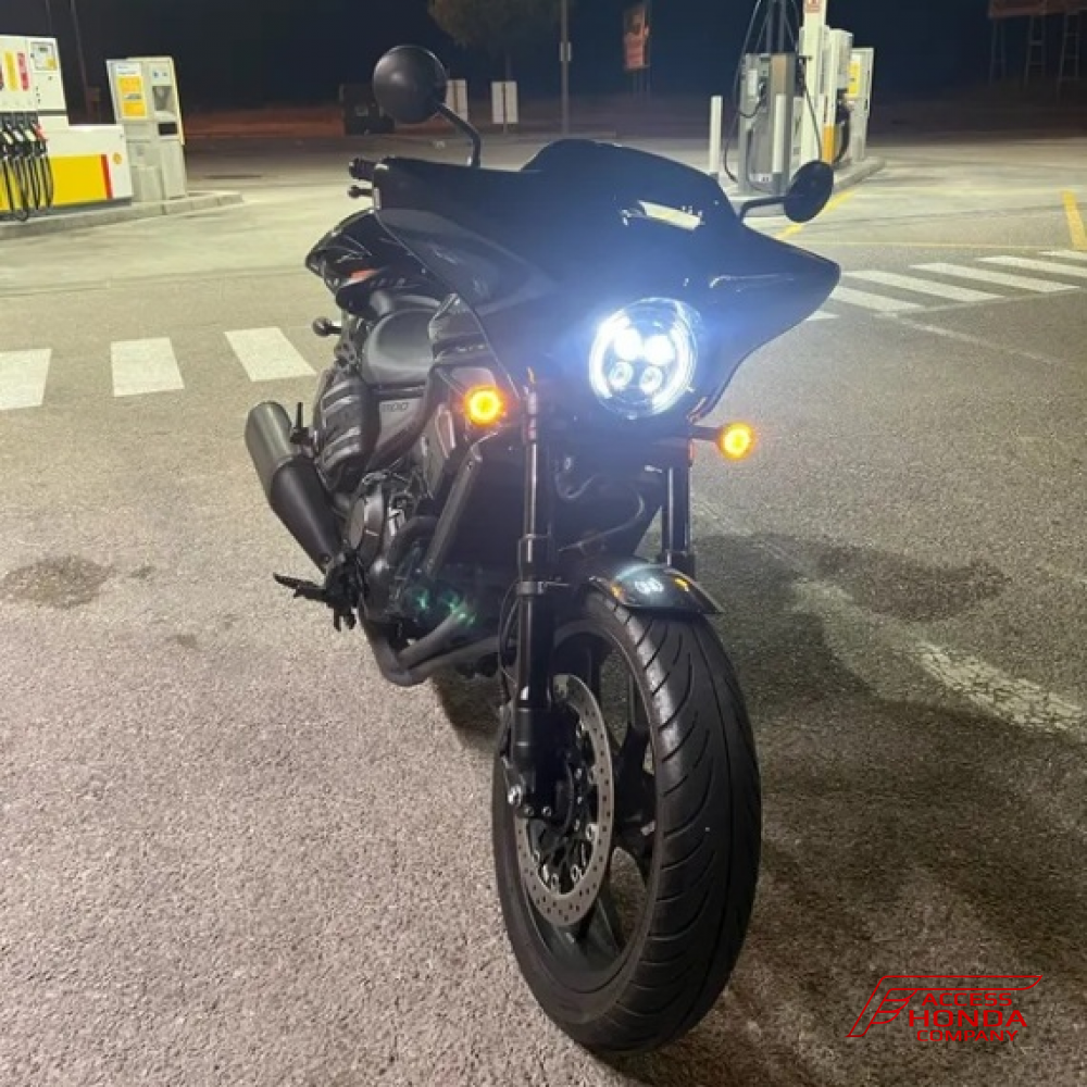 Большой обтекатель фары Batwing для Honda CMX1100 Rebel (2021 - 2026) Большой обтекатель фары Batwing для Honda CMX1100 Rebel (2021 - 2026)