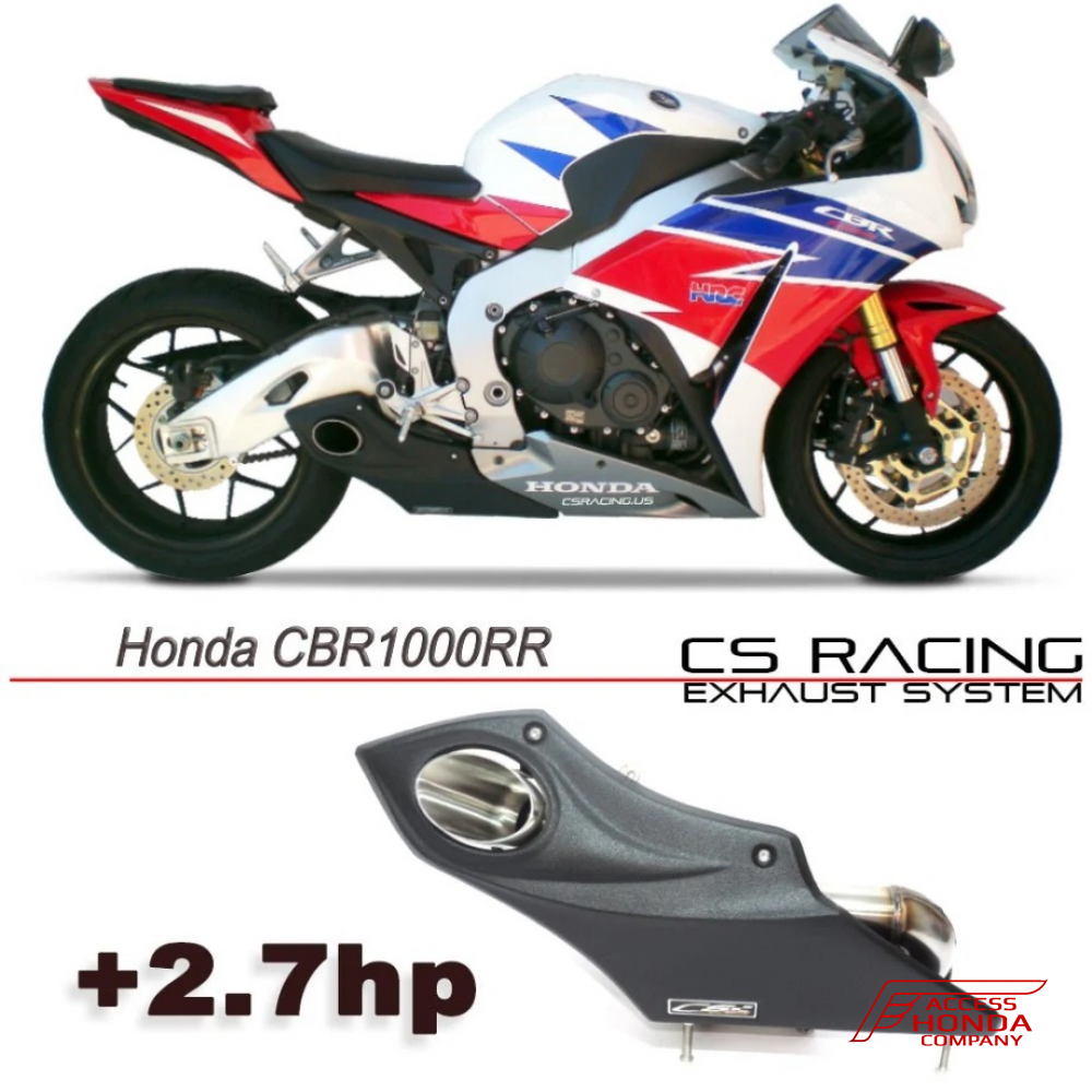 Выхлопная система CS Racing USA для Honda CBR1000RR 2012–2016 Slip-On Exhaust Выхлопная система CS Racing USA для Honda CBR1000RR 2012–2016 Slip-On Exhaust