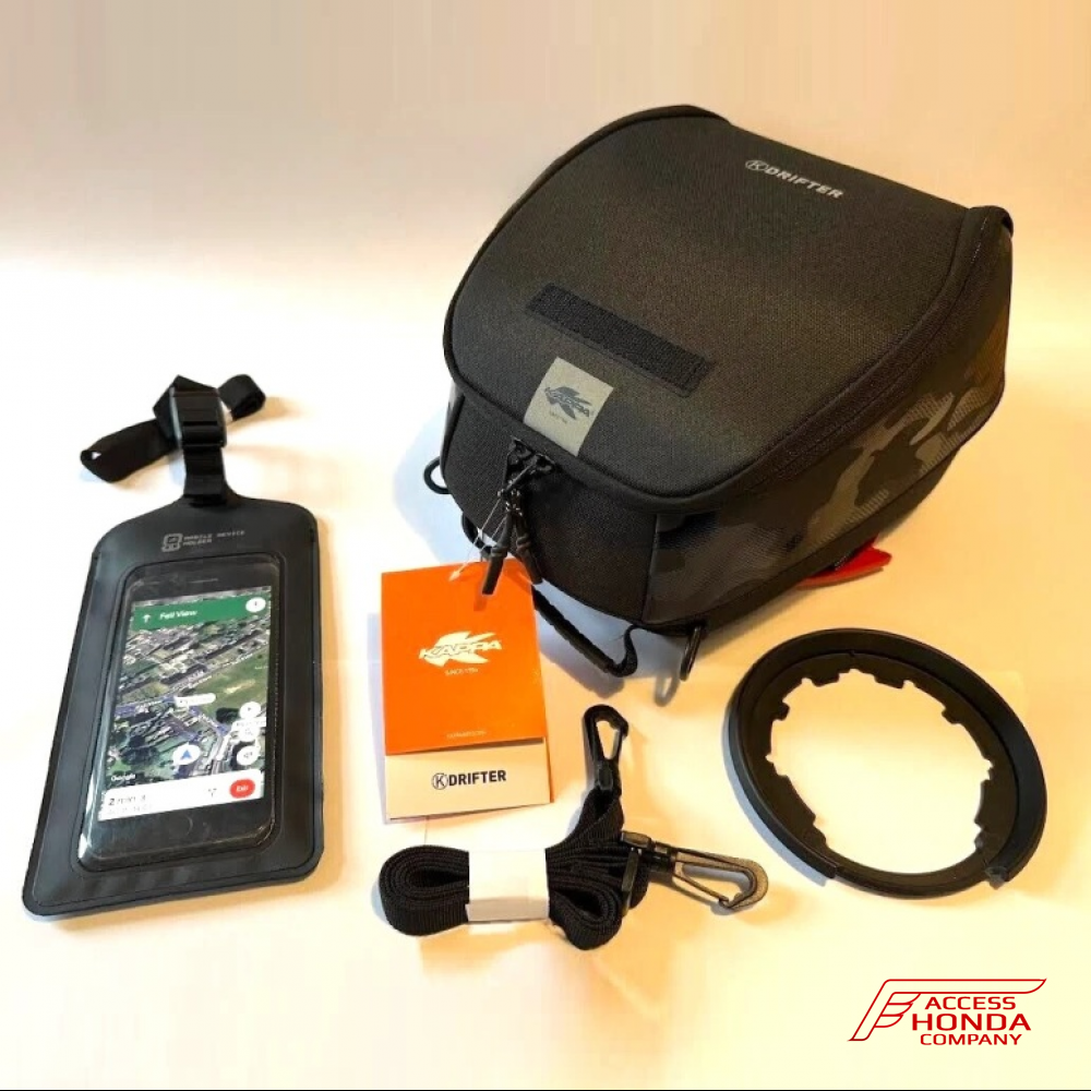 Сумка на бак KAPPA DR06 Tanklock System Drifter 10.5л для мотоциклов Honda Сумка на бак KAPPA DR06 Tanklock System Drifter 10.5л для мотоциклов Honda